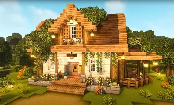 Jak zbudować najlepszy drewniany dom w Minecraft: Inspiracje